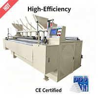 Ligne de production entièrement automatique à grande vitesse pour la fabrication de rouleaux de papier toilette - Prix de la machine