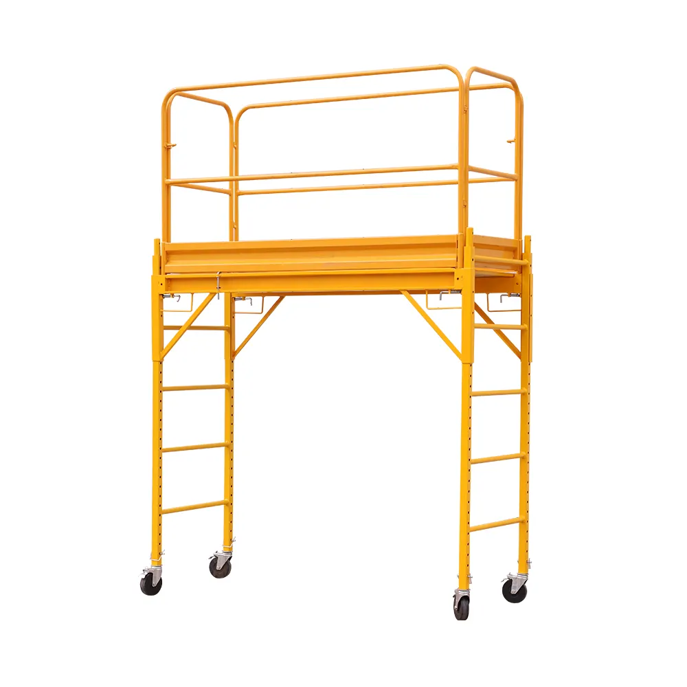 wholesale scaffolding wheels safety sets frame with stair mobile scaffolding