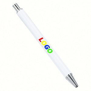 Custom DIY Sublimation Ballpoint <b>Pens</b> Blank Heat Transfer Click <b>Pens</b> for Promotional <b>Gift</b> Bulk - Product Image 1