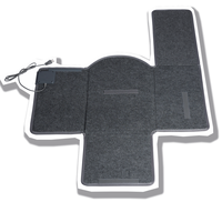 Chauffe-pieds pliable de qualité supérieure pour la maison et le bureau, panneau chauffant électrique