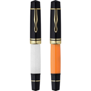 MAJOHN P139 модный дизайн, латунный поршень, роскошная перьевая ручка большого размера 8, 40 типа перьев, твердый резиновый материал, перо - Product Image 5