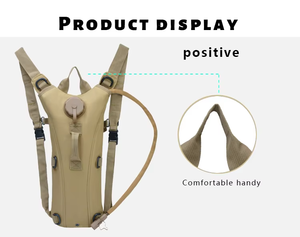 حقيبة ظهر رياضية خفيفة الوزن مخصصة للجري وركوب الدراجات بسعة 3 لتر، مع منحنى فسيولوجي للظهر من مادة PVC، وإطار داخلي بسعة 2.5 لتر مع سحاب. - Product Image 3