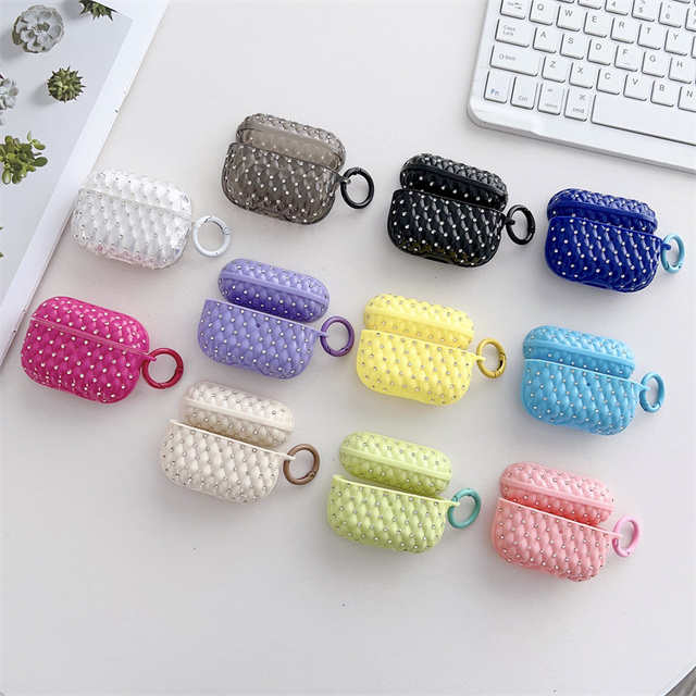 Diamond Earphone Cover Luxury Designer Fashion Woman Headphone Case for Apple Airpods 1 2 3 Pro Pro2