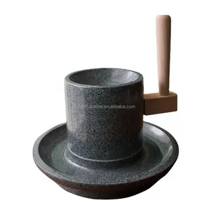 Wholesale Sesame Cocoa Wheat Coffee Matcha Spice Rice Grinder Hand Manual Granite Stone Mill