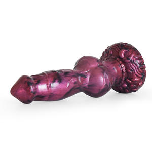 Faak Hot Selling Hond Paard Dildos Hond Anale Pluggen Paard Penis Mannelijke Vrouwelijke Masturbatie Seksspeeltje Met Zuignap - Product Image 2