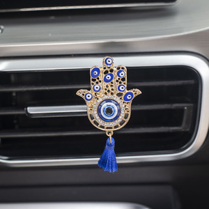 Colorful Palm Liked Car Ambientador Acondicionador Vent Clip Decoración Varios Aromas Precio al por mayor Alta calidad - Product Image 1