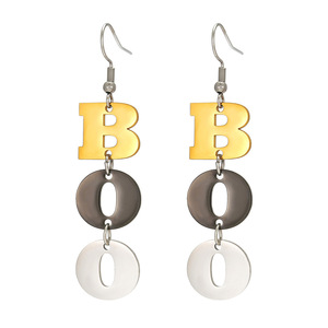 Pendientes Colgantes de Halloween con Diseño de Serpiente y Esqueleto, Joyería de Fiesta para Mujer, Pendientes de Acero Inoxidable R0419 1 - Product Image 5