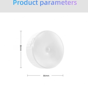 Luz con Sensor de Movimiento Humano, Recargable por USB, 800mAh, Tamaño Mediano, LED Regulable, para Escuela, Dormitorio, Pared/Gabinete - Product Image 3
