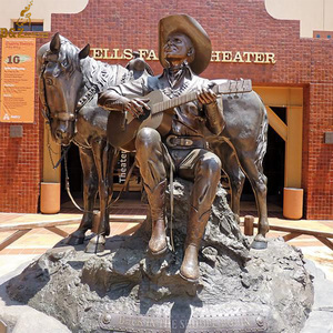Statue de john <span class=keywords><strong>wayne</strong></span> en bronze grandeur nature pour la <span class=keywords><strong>d</strong></span>écoration extérieure - Product Image 4