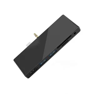 4K USB C HDMI 5 in 1 USB C Tipi Hub Microsoft için sıcak satış usb 3.0 Hub microsoft Yüzey GIT Yerleştirme Istasyonu