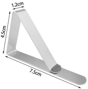 Custom Wholesales Heavy Duty Picnic <b>Table</b> Clips Stainless Steel Cloth Cover <b>Clamps</b> Holders Ideal Restaurant Picnics Marque - Product Image 2