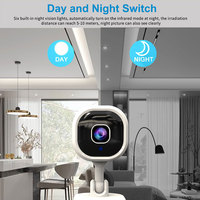 Caméra de sécurité domestique WiFi HD Audio bidirectionnel 360 rotation Vision nocturne Smart Camara de Seguridad Baby Monitor