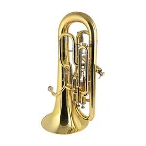 Factory Directly Sale Musical Brasswind Instrument Gold Lacquer Euphonium