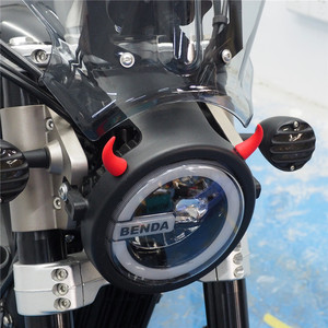 Phổ cừu Sừng Xe Máy trang trí xe máy Mũ bảo hiểm nói chung - Product Image 3