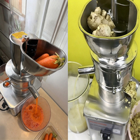 Extracteur de jus à froid industriel en acier inoxydable 1200W pour fruits et légumes, facile à utiliser, 24 heures de fonctionnement