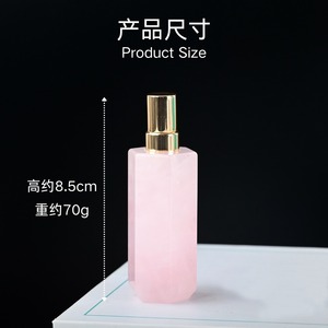 Flacone Spray per profumo 5-10ml di cristallo <span class=keywords><strong>rosa</strong></span> di <span class=keywords><strong>quarzo</strong></span> <span class=keywords><strong>rosa</strong></span> - Product Image 2