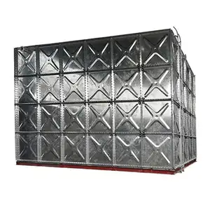 Hot Dipped Galvanized Pressed Panel Steel Rainwater Fire Fighting Agriculture HDG Bolted Water Tank