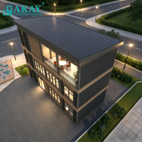 Paneles Sándwich Akay de 20 pies y 40 pies, Edificio Portátil, Casa Modular Prefabricada, Paneles de Pared Aislados WPC, Contenedor, Casas Removibles