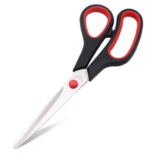 7.5Inch Multi-Purpose Stainless Steel Tailor Scissors Smooth Rubber-Plastic Office Scissors Pruning