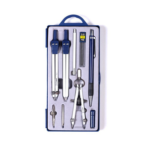 Juego de Compás de Metal para Dibujo Geométrico y Matemáticas, Material Escolar para el Regreso a Clases, para Estudiantes - Product Image 1