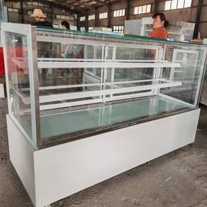 Comercial Vitrine Commercial <span class=keywords><strong>Petit</strong></span> 4 Côté Porte En Verre Affichage Refroidisseur Réfrigérateur Bonbons Donut Réfrigérateur vitrine Congélateur - Product Image 3