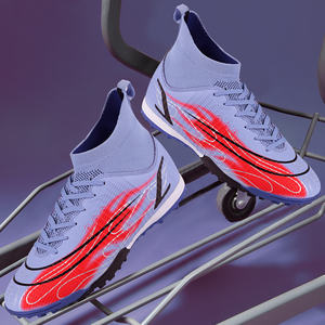 <span class=keywords><strong>Botas</strong></span> de Fútbol de Caña Alta con Cordones para Hombres, Mujeres, Niños y Niñas - FG HG TF - para Fútbol, Futsal, Verano, Invierno, Primavera - Calzado para Deportes de Equipo - Product Image 2