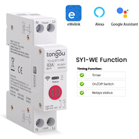 Compteur d'énergie intelligent TONGOU Ewelink pour appareils 1P, disjoncteur intelligent Wi-Fi, interrupteur sans fil, contrôle par application, original