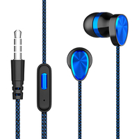 3.5mm Jack Écouteurs Filaires Écouteurs Écouteurs Puissant Basse Écouteurs Filaire Écouteurs avec Micro