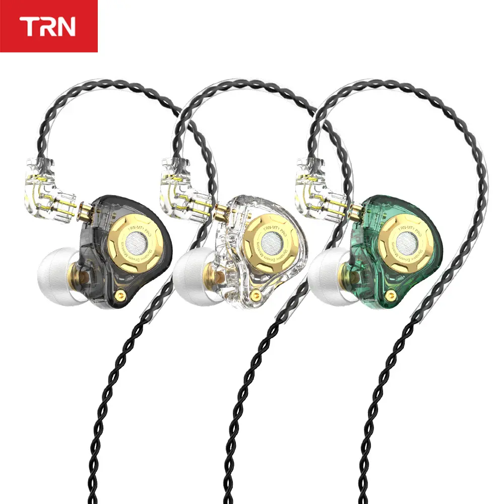 TRN MT1 pro Hi-FI 1DD Dynamic In-ear Earphone Drive HIFI Bass Metal Monitor Running Sport Earphone Headphone For KZ EDX TA1 B