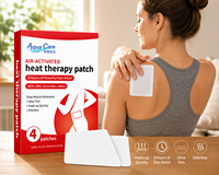Patchs auto-chauffants Aqua Care activés par l'air, 8 heures de confort, taille personnalisable, OEM pour soulager les douleurs au cou, au dos, aux bras et aux jambes
