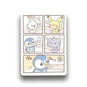 JR - Imán para Refrigerador Pokémon sin Abrir, Pegatina de la Bandera de Legends, Cubierta de Arte, Tablero de Sol y Luna, Caja de Acrílico Ebt, Caja de Regalo para Juegos de Mesa - Product Image 2
