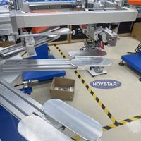 Máquina de serigrafía automática de 2 colores para imprimir Calcetines antideslizantes