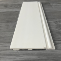 Plinthe décorative en polystyrène PS écologique et imperméable pour la décoration intérieure de la maison