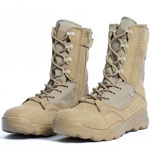 DF22 Men Ultralight Breathable High Top Tactical Boots Dustproof Anti-<b>slip</b> Desert Training Assault Outdoor Boots - Product Image 5