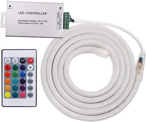 Guirlandes lumineuses LED flexibles en silicone RGB 120 LED/M 5M 2700K certifiées RoHS CE FCC avec télécommande App/WiFi USB, Ra95, dimmables - Product Image 2