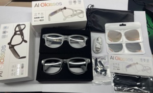 Gafas inteligentes con soporte de lenguaje de Asistente de inteligencia artificial y cámara <span class=keywords><strong>web</strong></span> - Product Image 5