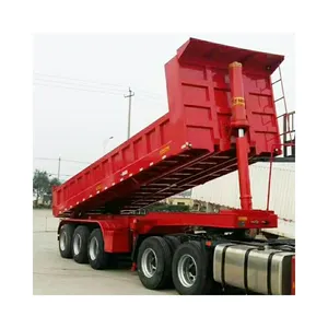 China Brand High Quality Hydraulic Tipping Semi-Trailer Dump Truck Side Tipper Semi Trailer