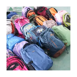 CwanCkai Factory Wholesale High Quality Mixed School Bags Backpacks Second Hand Branded Children Used Bags In Bales