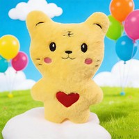 Boneka Beruang Plushie Tekstur Lembut Hangat Jahitan Detail Mesin Cakar Arcade Kualitas Grosir Mainan Hadiah