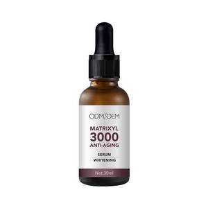 Mascarilla Facial antiarrugas, suero Facial brillante, con etiqueta privada, orgánico, Oem MATRIXYL 3000 + péptido + Ginseng + té polipheno vegano - Product Image 1