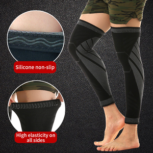 Mangas de pierna completa personalizadas, manga larga de compresión para pierna, mangas hasta la rodilla, protección de pierna para hombre y mujer - Product Image 3