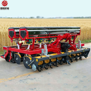 Sembradora agrícola de 12 filas sin disco de labranza, sembradora de trigo, máquina sembradora directa de arroz, tractor de cuatro ruedas, taladro de grano de remolque - Product Image 1