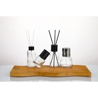 Bouteille diffuseur de parfum en verre vide, longue, ronde et haute, pour huiles parfumées, pour la maison et la voiture, style Malaisie, pour diffuseur d'arômes et bougies, vente en gros