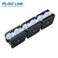 PLASTLINK Nouvelle Guide latérale à rouleaux en nylon à déplacement linéaire, vitesse réglable, pour usine de fabrication
