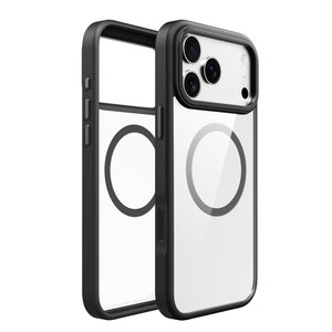 2025 nuova custodia per cellulare con struttura in metallo alla rinfusa, custodia magnetica per telefono trasparente in TPU per iPhone 17 Pro Max Air 16 15 - Product Image 3