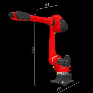 Robot de soudage MIG servo-électrique personnalisable Borunte 2110A, bras robotique haute précision, indice de protection IP54, 6000W, 220V, soudage par points - Product Image 1