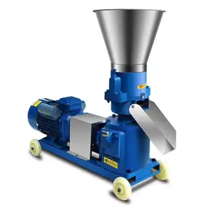 roller and die moving biomass wood pellet mill press machine