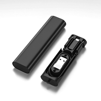 Boîte de rangement portable multifonctionnelle pour câble de charge, câble USB C vers C 60W avec emplacements pour cartes SIM/TF