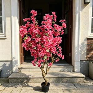 High Quality Real Touch <b>Artificial</b> Silk Bougainvillea <b>Trees</b> Durable <b>Indoor</b> Desktop Plants - Product Image 3