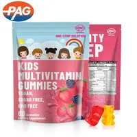 Isteğe bağlı şekersiz veya şeker 2 yaş ve aşırı çocuk sağlık günlük ek Vitamin sakızlı çocuklar çok Vitamin Gummies